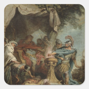 Mucius Scaevola before Porsenna Square Sticker