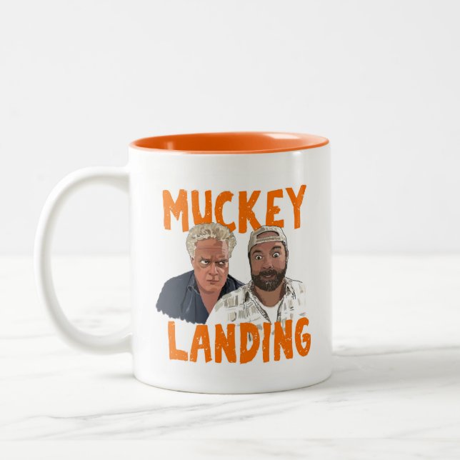 Muckey Landing 2-Tone Mug (Left)