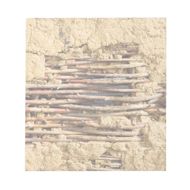 Mud and wattle wall notepad (Front)