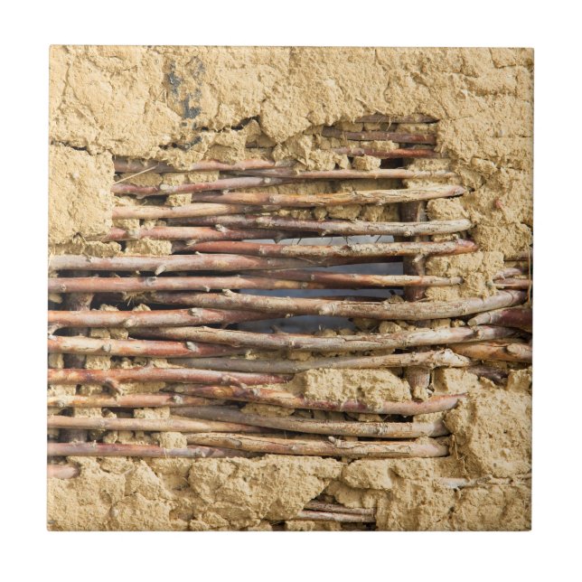 Mud and wattle wall tile (Front)