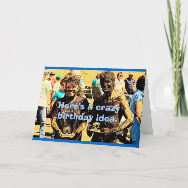 Mud Birthday Card (Front)