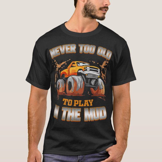 Mud Bogging Mudding Racing  T-Shirt (Front)