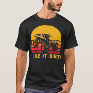 Mud Bogging Retro Dirty Muddin Racing T-Shirt