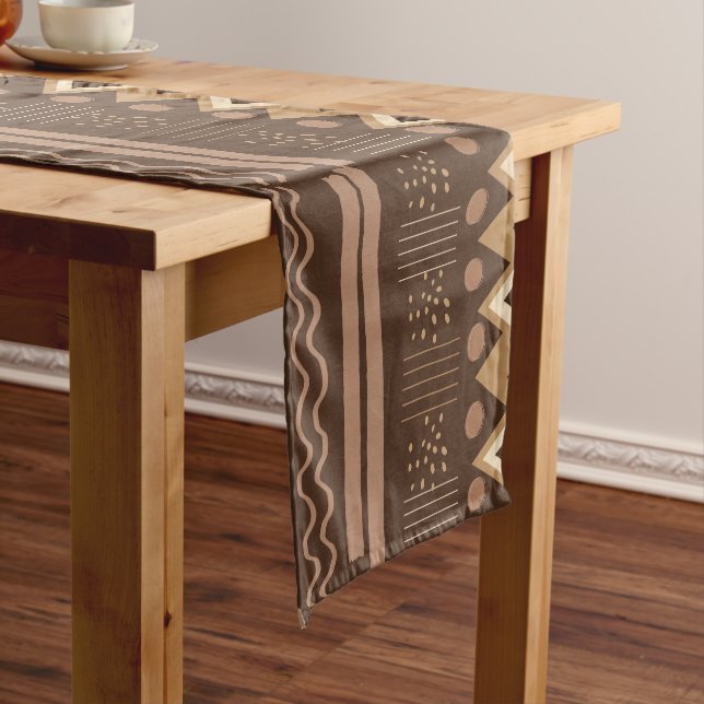 Mud Cloth digital Design Table Runner (In Situ)