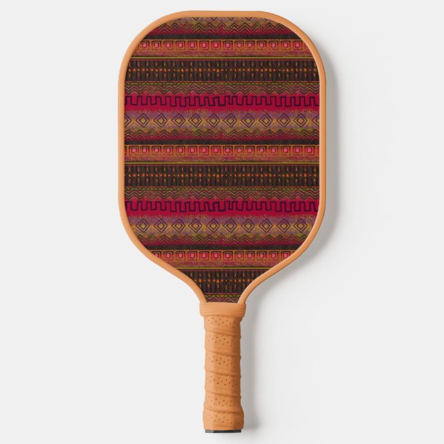 Mud Cloth Pattern African Inspired Beautiful  Pickleball Paddle (Front)