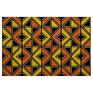 Mud Cloth Style 100215(2) - Amber and Orange