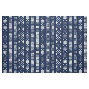 Mud Cloth Style Pattern 01 - Indigo Style