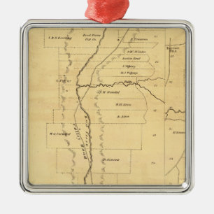 Mud Creek oil lands Metal Ornament