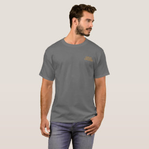 Mud Diving men grey T-shirt pocket