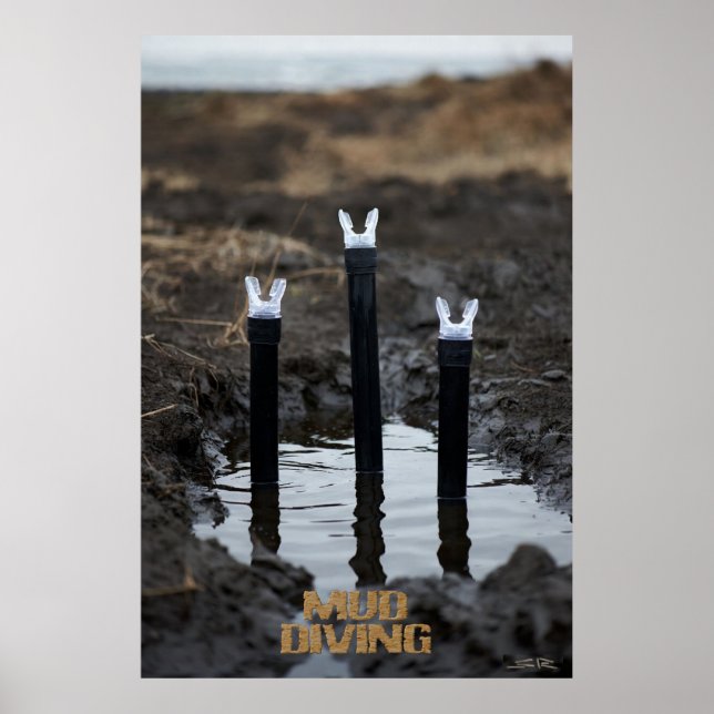Mud Diving w title matte poster (Front)