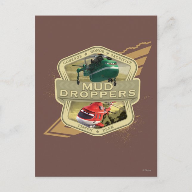 Mud Droppers Postcard (Front)