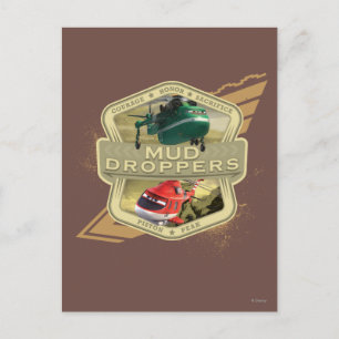 Mud Droppers Postcard