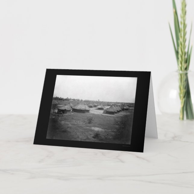 Mud Huts Sudan Africa 1920 Card (Front)