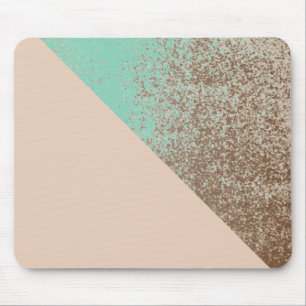 Mud Lover Peach and Mint Splash Style Mouse Pad