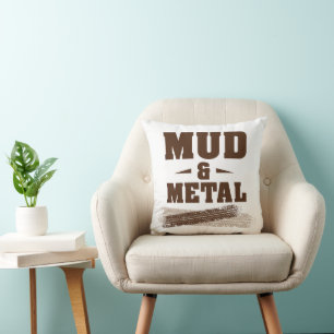 Mud & Metal Throw Pillow