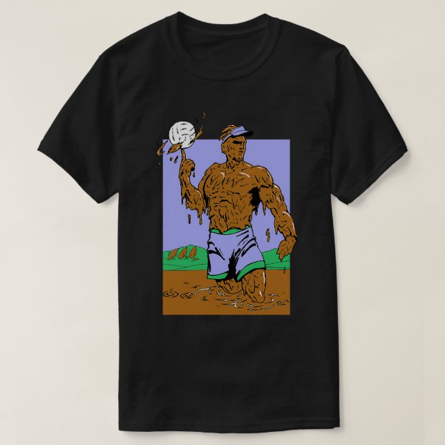 Mud Volleyball T-Shirt (Design Front)