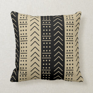 Mudcloth Colorblock II Throw Pillow