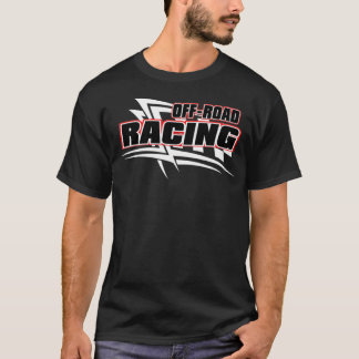Mudding Mud Bogging Chequered Flag Racing T-Shirt