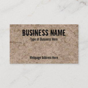 Muddy Ground Image Custom Business Cards