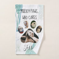 Muddy Paws Who Cares | Photo Paw Print