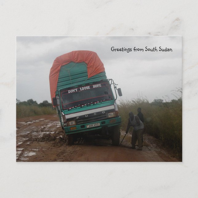 Muddy Road Postcard (Front)