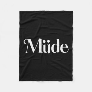 Müde Funny Saying Bro Teens Boys Kids Christmas Pa Fleece Blanket