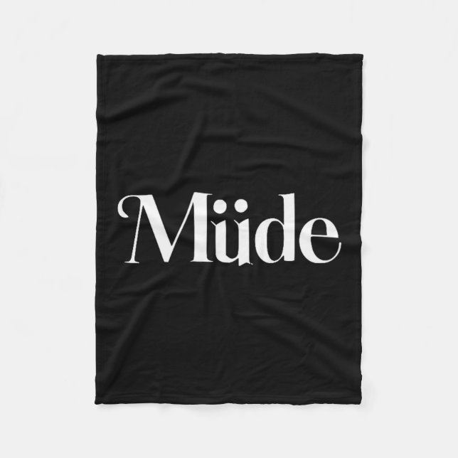 Müde Funny Saying Bro Teens Boys Kids Christmas Pa Fleece Blanket (Front)