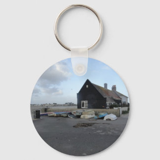 Mudeford Quay on a windy day. Keychain