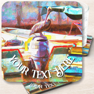 Muelle Los Peines Pelican 0463 Coaster