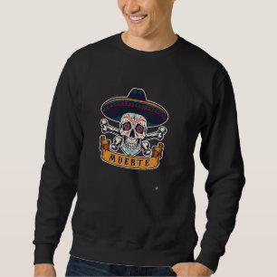 Muerte Sugar Skull Inspired Sweatshirt