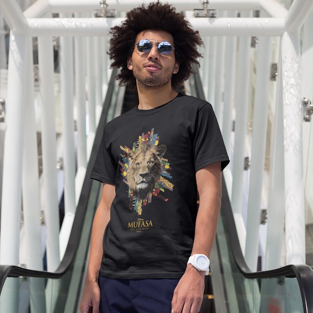 Mufasa Legacy of the Pride Lands Tri-Blend Shirt (Person wearing t-shirt)