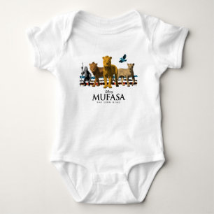 Mufasa Pride Lands Royal Family Baby Bodysuit