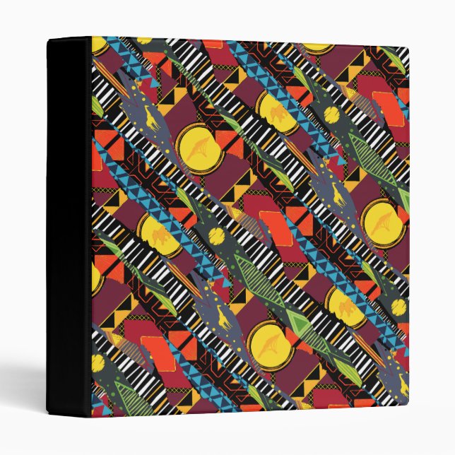 Mufasa Pride Lands Tapestry Pattern Binder (Front/Spine)