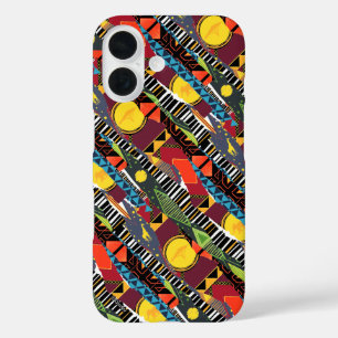 Mufasa Pride Lands Tapestry Pattern iPhone 16 Case
