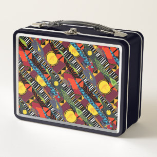 Mufasa Pride Lands Tapestry Pattern Metal Lunch Box