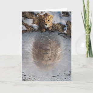 Mufasa Reflection Card