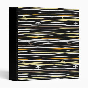 Mufasa Savanna Stripe Pattern Binder