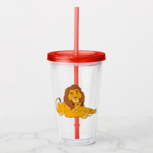 Mufasa & Simba Resting Acrylic Tumbler