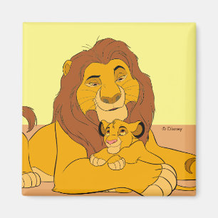 Mufasa & Simba Resting Magnet