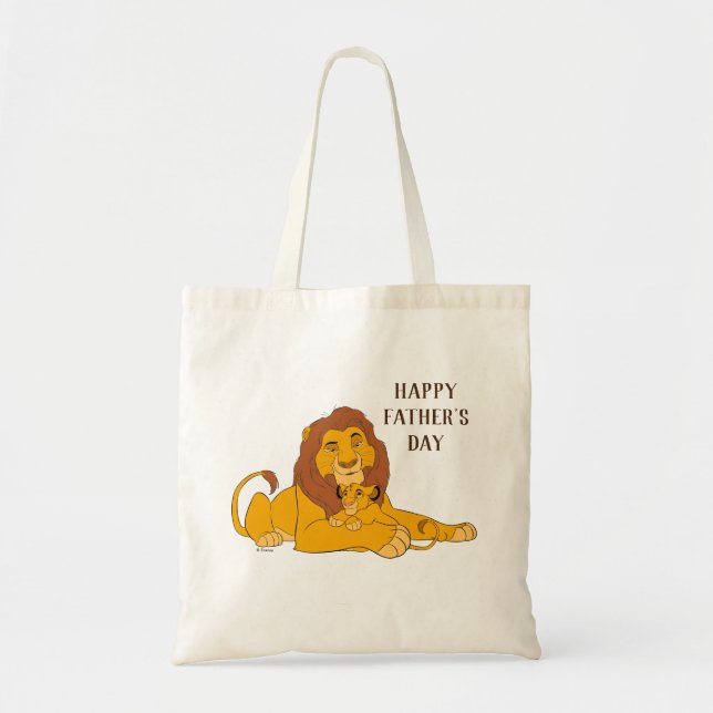Mufasa & Simba Resting Tote Bag (Front)