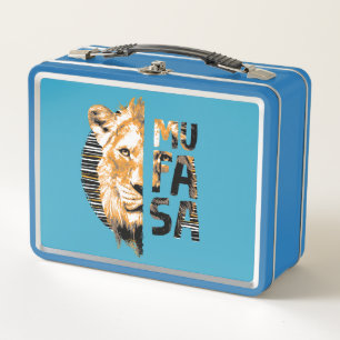 Mufasa Typography Metal Lunch Box