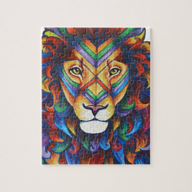 Mufasa's new hair do jigsaw puzzle (Vertical)