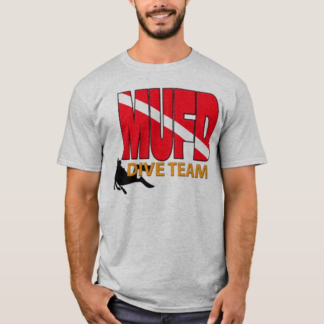 MUFD Dive Team SCUBA Diver Shirt (Front)