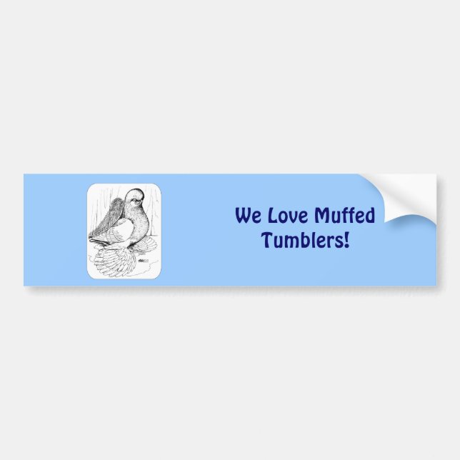 Muffed Tumbler Saddle 1978 Bumper Sticker (Front)