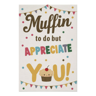 Muffin à faire mais appréciez vous Poster