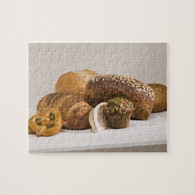 Muffins and dinner rolls jigsaw puzzle (Horizontal)