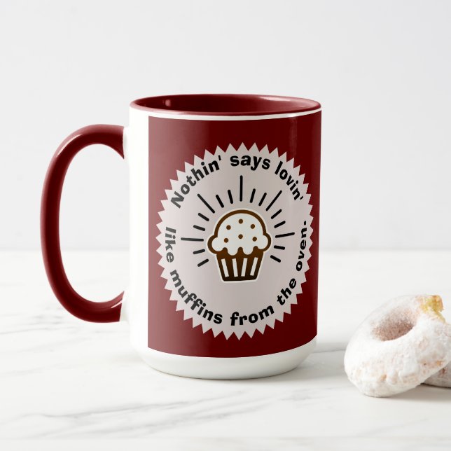 Muffins de la Mug de four (Avec donut)