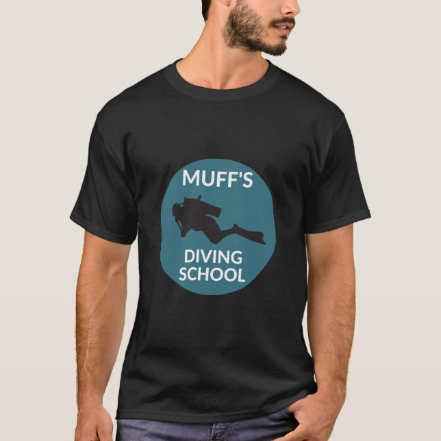 muffs diving school T-Shirt (Front)