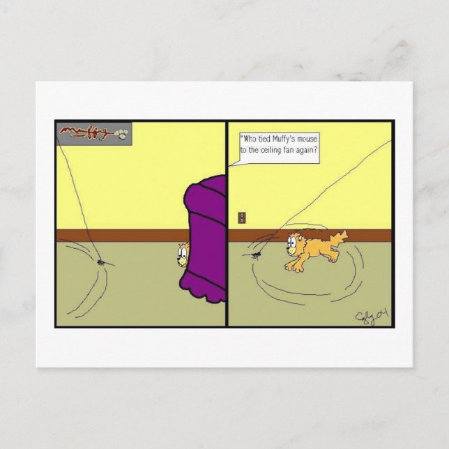 Muffy and the Mouse Postcard (Front)