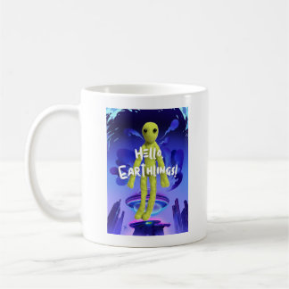 MUG あいさつする宇宙人の柄